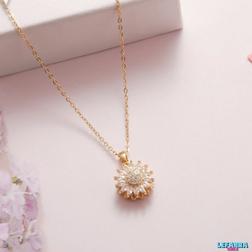 Gold Topin™ - Collar Girasol Giratorio Antiestrés