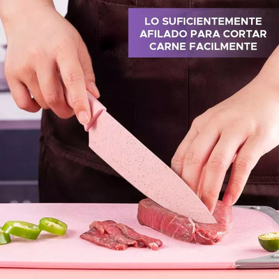 Oferta 18 de Septiembre - Set Premium de Cuchillos de Cortes Profesionales (6 Piezas)