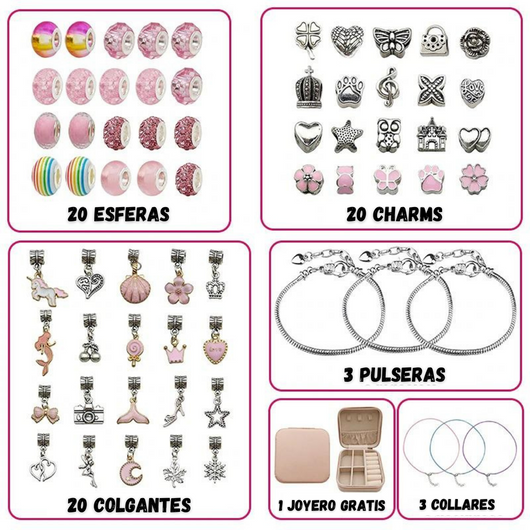 Set de Joyería para Crear Pulseras y Collares