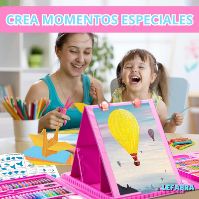 ArtSet™ - Maleta de Lapices para Pequeños Artistas (208 piezas)