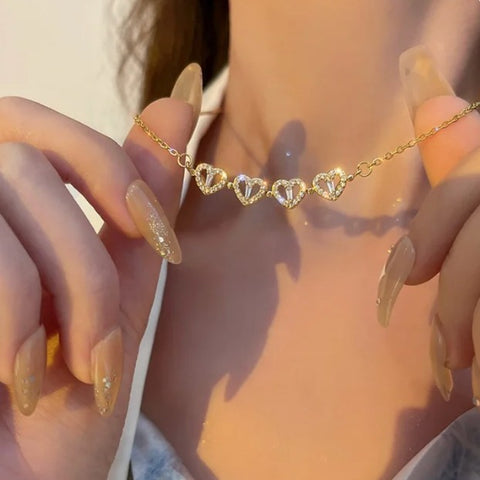 Clover Heart - Collar Extensible de Trébol y Corazones (2X1 Solo por HOY)