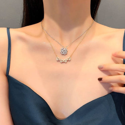 Clover Heart - Collar Extensible de Trébol y Corazones (2X1 Solo por HOY)