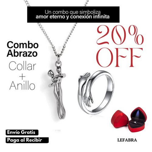 Anillo Abrazo Infinito + Collar Abrazo Infinito