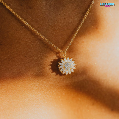 Gold Topin™ - Collar Girasol Giratorio Antiestrés