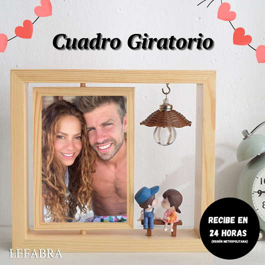 Cuadro de Fotos Giratorio (Especial San Valentin)