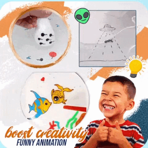 MAGIC PENS™ - Lápices Mágicos con Tinta Flotante (12 Unidades)